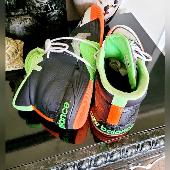 New Balance Kawhi 2 Goosebumps Leonard Black Green Orange Sneakers 13.5 Mens - Picture 8 of 16